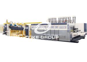Wholesale Flexo Printer Slotter Die Cutter With Folder Gluer Online from china suppliers