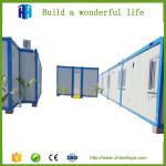 Durable steel structure prefabricated container portable camping house
