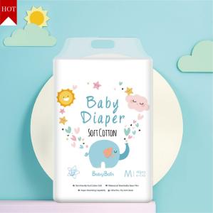 Wholesale Custom Non Woven Fabrics Disposable Baby Diapers 500-1000ml Absorbency from china suppliers