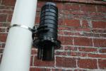 ABS Mini Fiber Closure Pole Mounting Brackets Customerized Durable