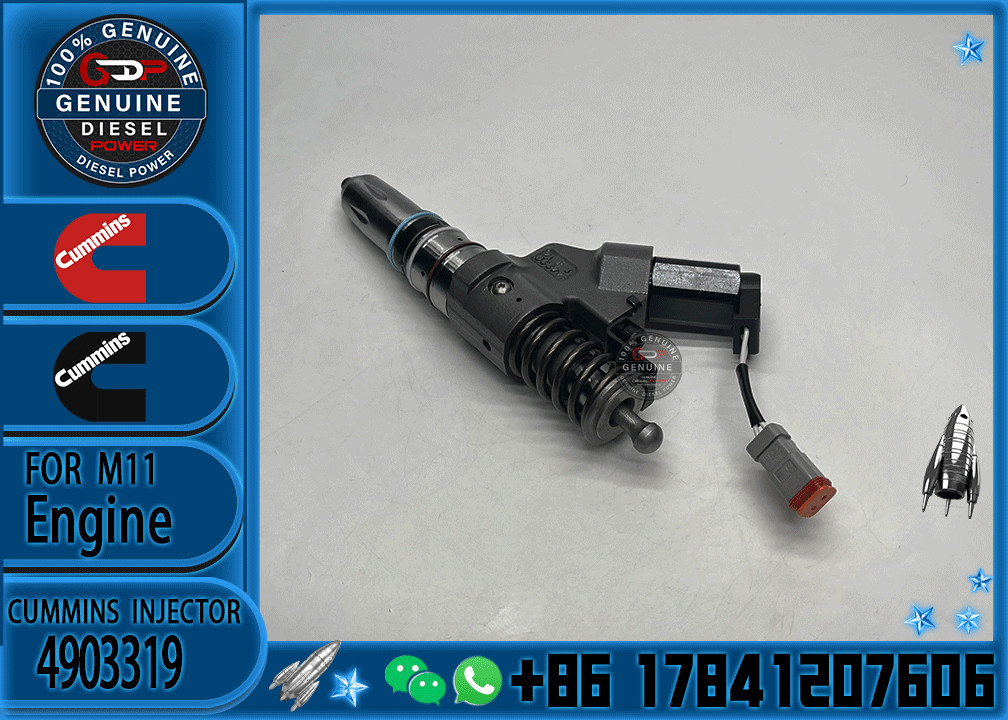 High quality Fuel Injector 4903319 4061851 4026222 4903472 3411756 4902921 for Cummins ISM11 QSM11 M11