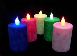 China Flannel Led Candle on sale