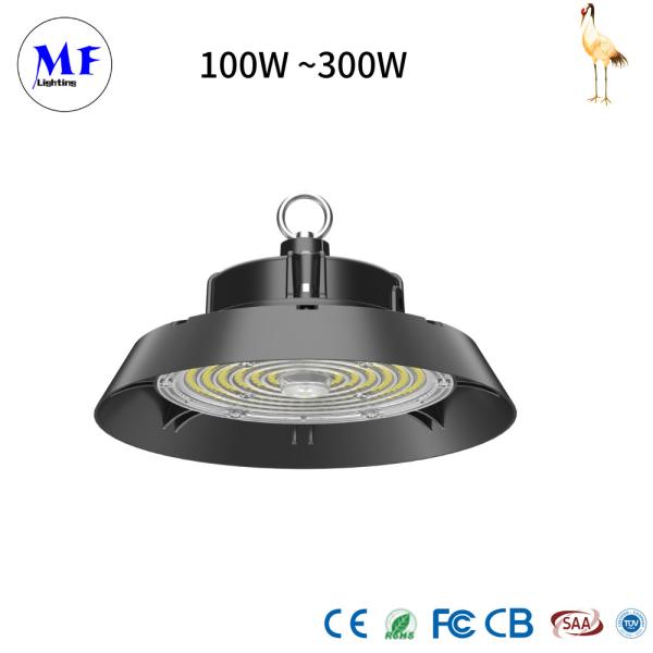 IP65 100-300W 3 Years Warranty Lightweight LED High Bay Light For Warehouse