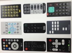 China Tactile LED Backlit Membrane Switch High Sensivity Touch Panel Keyboard on sale