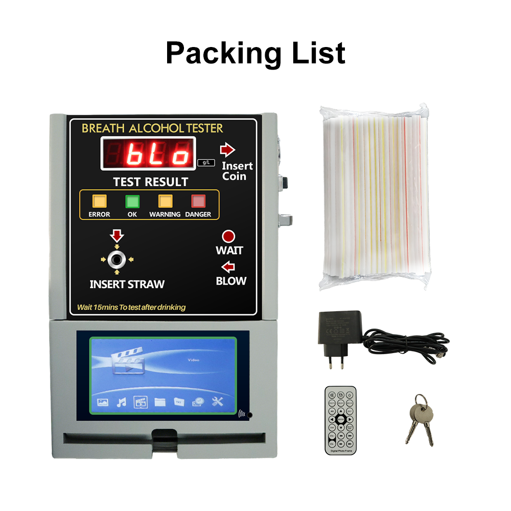 Buy cheap Japan OEM/ODM Wall-Mounted Coin Operated Breathalyzer for Bar/Disco (WG319V) from wholesalers