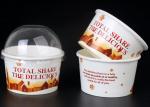 Disposable Ice Cream Cups Gelato Cups With Covers and Spoons