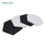 Customizable Hexagon Polyester Fiber Acoustic Panel For Meeting Room