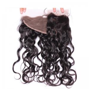 China Malaysian Free Part 13x4 Lace Closure No Tangle With Natural Hair Line on sale