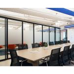 Soundproof Meeting Room Glass Partition Aluminium Frame OEM ODM Service