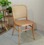 Home Furniture Wooden Rattan Dining Chair with Modern Design