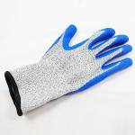 Cut Resistant Mechanics Gloves Puncture Resistant Latex Gloves Blue For Auto