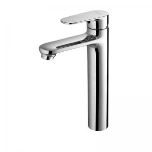 Wholesale Washroom Basin Faucets Design Single Handle Water Tap Brass Body Counter Top Faucet Taps from china suppliers