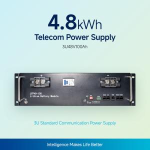 Wholesale 48V100Ah 6000 Cycles LiFePO4 Telecom Back Up Battery For Communication Power Supply from china suppliers