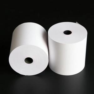 China Customized Size Thermal Paper Rolls White Cash Register POS Receipt Paper on sale