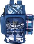 Hap Tim Picnic Backpack Cooler for 4 Person with Insulated Leakproof Cooler Bag,