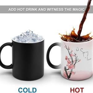 Wholesale Discoloration Cups Ceramic Heat Change Unique Pattern Multi Functional Excellent Gift from china suppliers