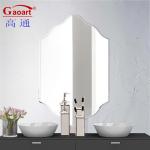 Bath Hair Salon Long Furniture Half Round Irregular Mirror Perfect for Wall Home