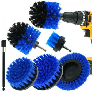 China Drill Cleaning Brushes Set for Washing Car Wheel Tyre Rim Cleaning Bathroom Surfaces Floor Kitchen And Toilet Cleaner on sale