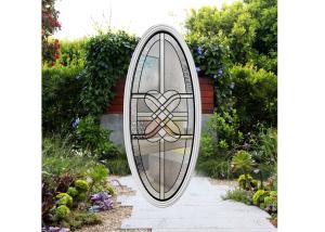 Wholesale Fused Glass Soldering Entry Door Window Frame Clear Beveled Window Construction from china suppliers