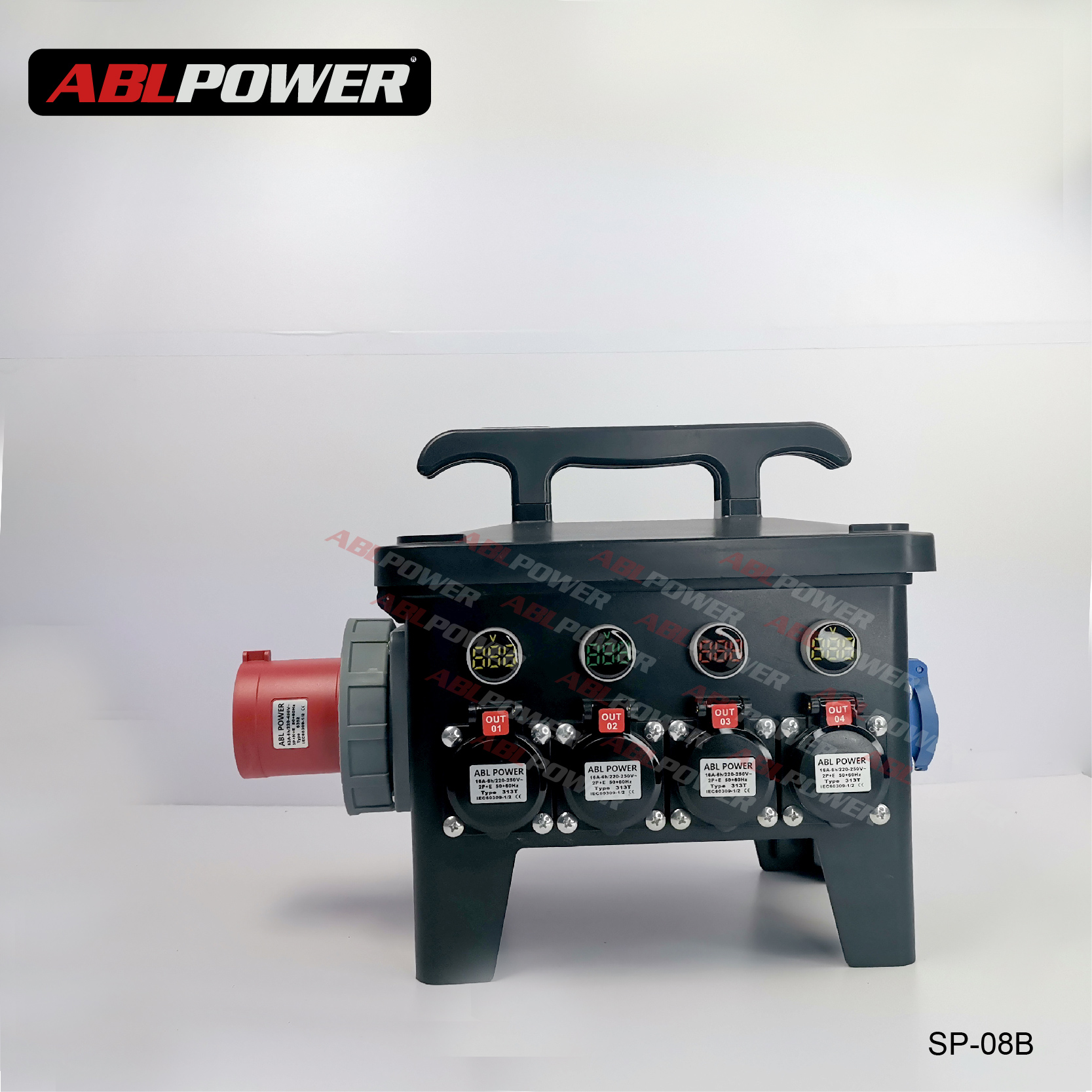 Interior Finish Stage Light Sound 16A IP65 Power Distro Boxes