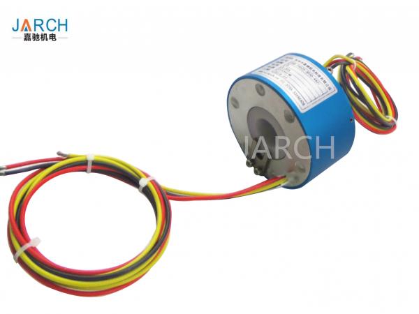 Quality JARCH 25.4mm Through Bore Electrical Slip Ring / Rotary Slip Ring With 2 - 36 Circuits , OD 78mm for sale