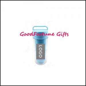 Wholesale Promotion Two-Layer Plastic Mugs With Handle tumblers gift from china suppliers