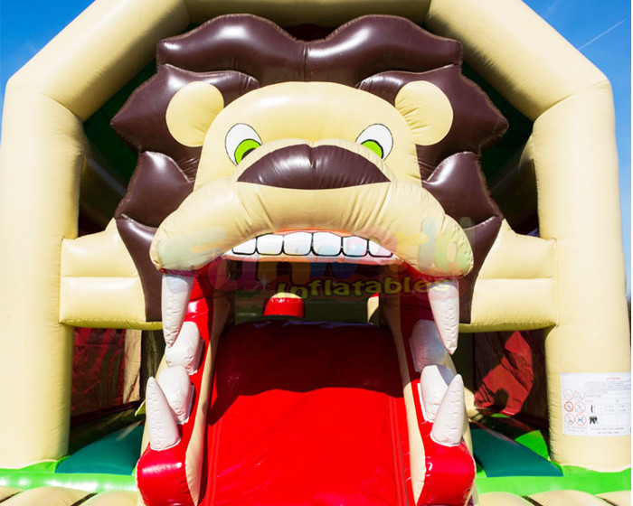 Commercial Inflatable Bouncer Slide Combo Children Jumping Castle