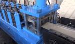Mobile wall profile forming machine