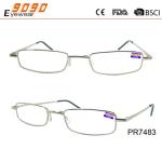 reading glasses with metal frame, hot fashionable style,suitable for women and