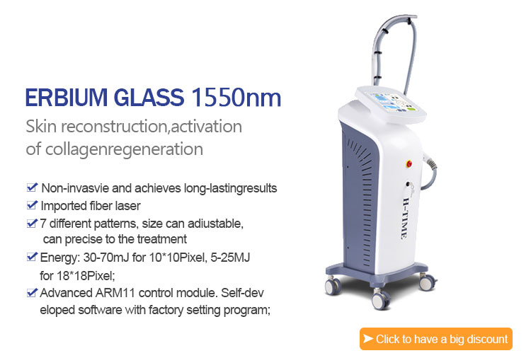 Safe 1550 Er Yag Laser Lifotronic Fractional Erbium Glass Laser for Skin Resurfacing