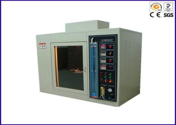 Plastic Materials UL 94 Test Equipment , Horizontal / Vertical Flammability