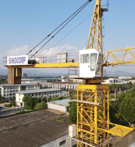 Wholesale Sinocorp 10t Harmmerhead Tower Crane With Chassis from china suppliers