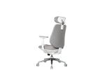 Adaptive Spring Adjustment Ergonomic PC Chair Gray Double Airbag
