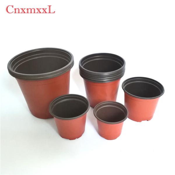 Simple Style Flowerpot Garden Plastic Flower Plant Pot Multiple Size Outdoor