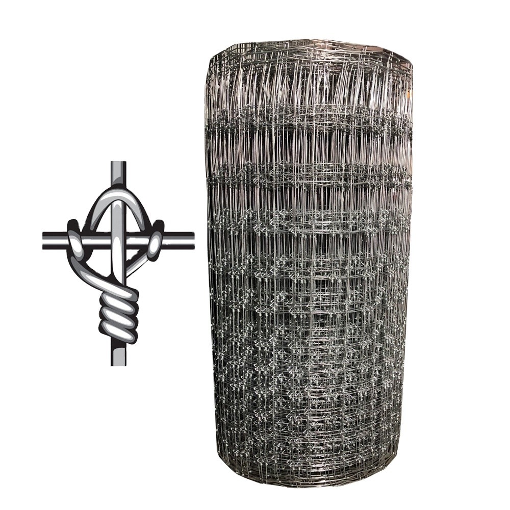 Hot Dip Galvanized Fixed Knot Wire Fence 8ft Deer Wire Mesh