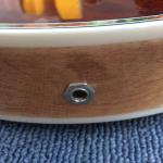 Hollow body L-5 jazz electric guitar,Full color strip edge,Burst color Quilte