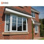 Horizontal Sliding Aluminum Glass Window With Grill Design