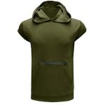 OEM maufactory New Polyester Short Sleeve Sports Sweatshirts Men'S Pure Color