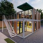 Mini Homes Tiny Houses Container Houses for Office Showroom and Restaurant in