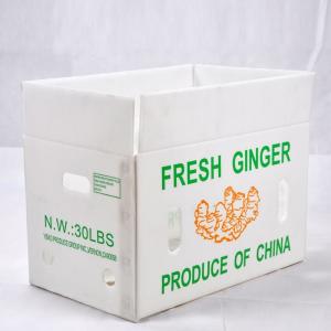 China Custom Asparagus PP Corrugated Box Correx Corrugated Plastic Delivery Box on sale