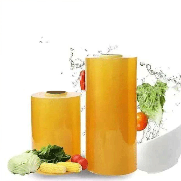Food Packaging Pvc Cling Film Roll Food Wrap With Metal Cutter Slider Cutter PVDC / PE / LDPE / PVC