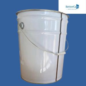 Wholesale 10l Round Paint Bucket 0.28mm Empty With Lug Flower Lid from china suppliers