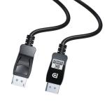 60Hz Male To Male Displayport Cable , 1.4 Version DP To DP Cable OCC