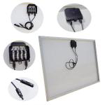 A - Grade Cell Monocrystalline PV Solar Panels 200W Snow Resistant For Outdoors