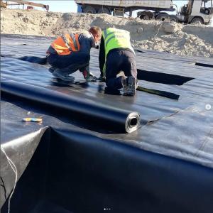 Wholesale CE Standard 0.5mm 1mm Smooth HDPE Pond Liner for Aquaculture in Indonesia Raw Material from china suppliers