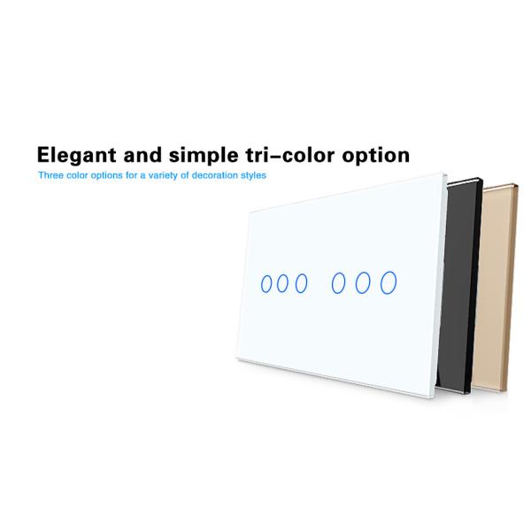 8 Gang Wifi Touch Switch Light Embedded Installation Touch Lamp Control Switch