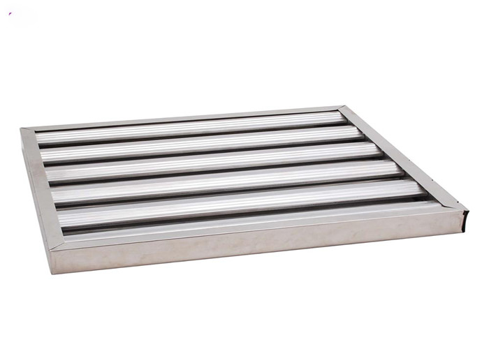 Durable Stainless Steel Baffle Filters For Commercial Hoods High Fume Removal Rate
