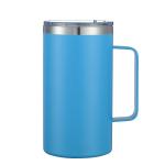 Insulated Travel Mug Tumbler Cup With Lid 12oz Double Wall Staineless Steel