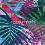 Floral Design Recycled Activewear Knit Fabric High Elastic Ladies Swimwear