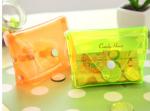 Transparent Waterproof EVA Cosmetic Bag Candy Colour For Pocket Coin